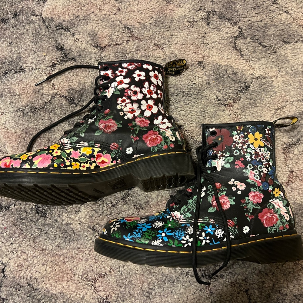 Floral Doc Martens